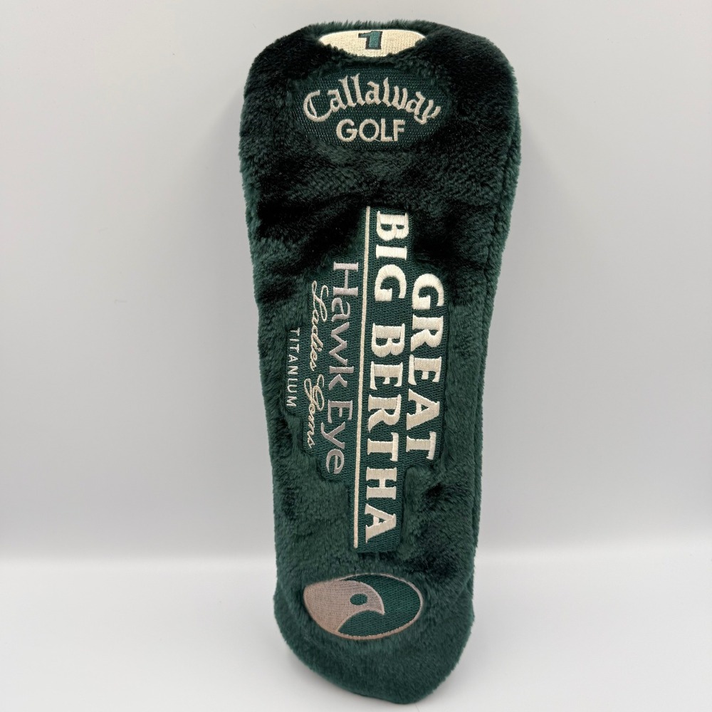 Callaway‎ Golf Great Big Bertha Hawk Eye Ladies Gems Driver Headcover Green 12in
